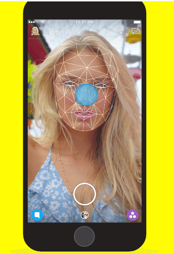 Social Media Apps Using Augmented Reality-Snapchat