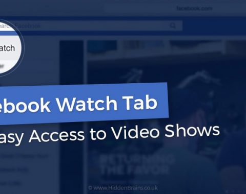 Facebook WatchTab Easyaccess videoshows min 1