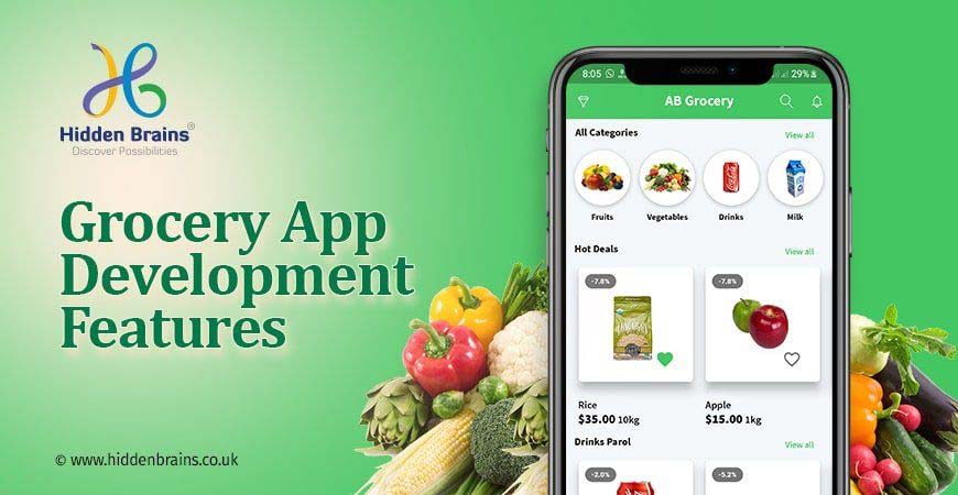 Grocery Shopping App Development Features 